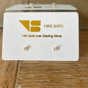 14k gold over sterling silver earrings